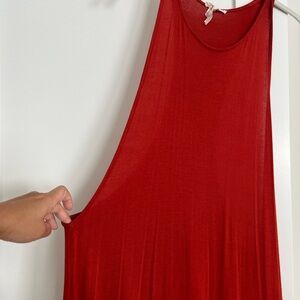 BURU Red Sleeveless Dress
